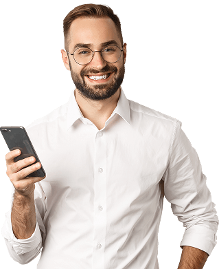 Call-to-action image inviting clients to get in touch