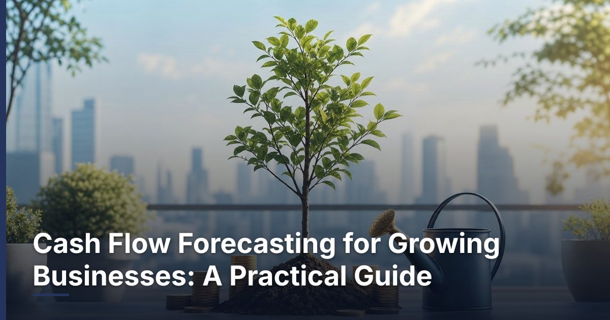Editorial illustration for Cash Flow Forecasting for Growing Businesses: A Practical Guide